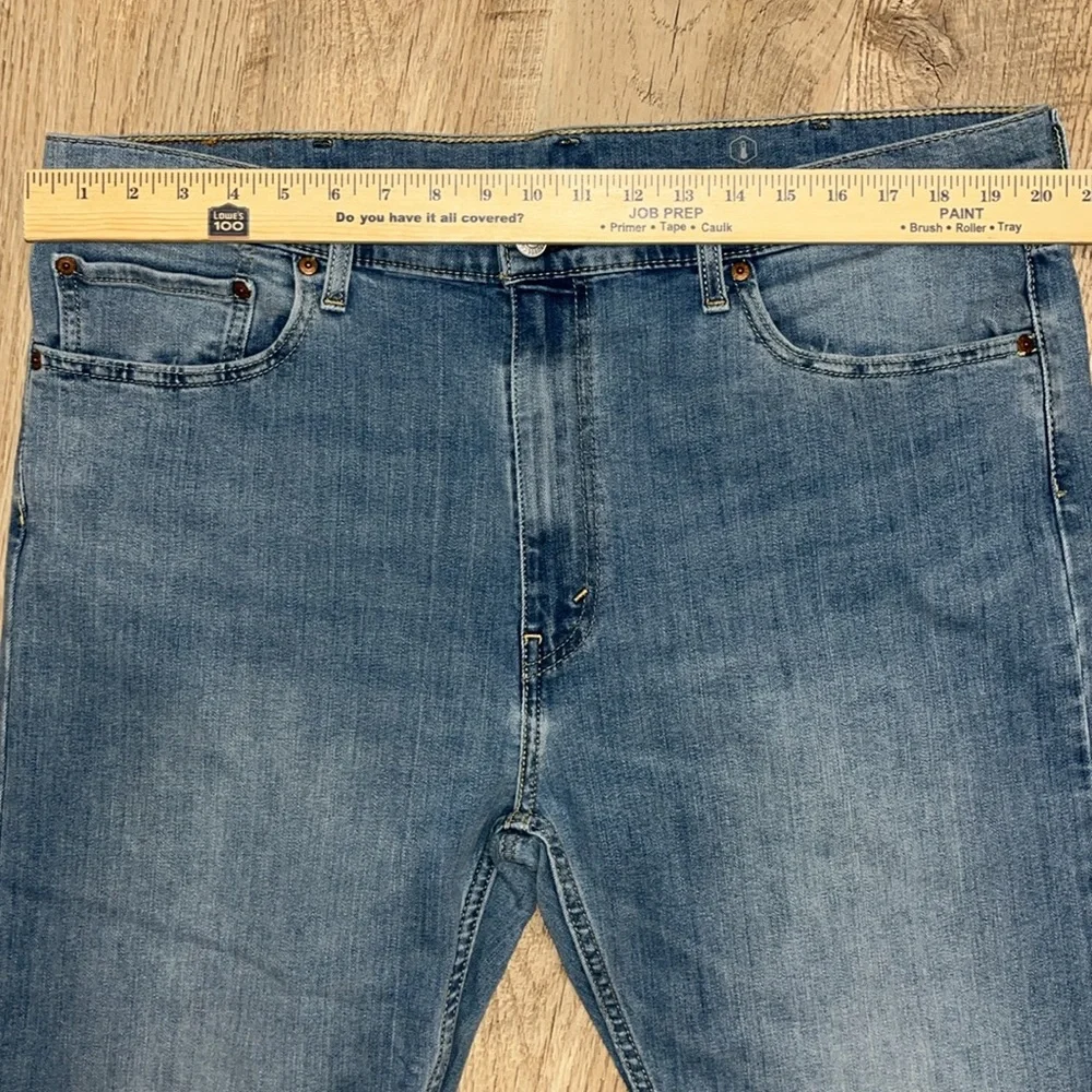 Levi Strauss Co 502 Regular Taper Jeans Mens W40 L30 Blue Water<Less Tech